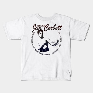 James Corbett Boxing - Gentleman Jim - Heavyweight Champion Kids T-Shirt